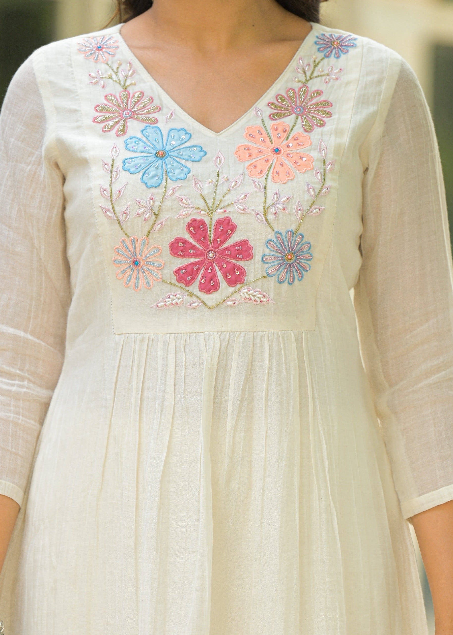 Classy Mul Chanderi Suit