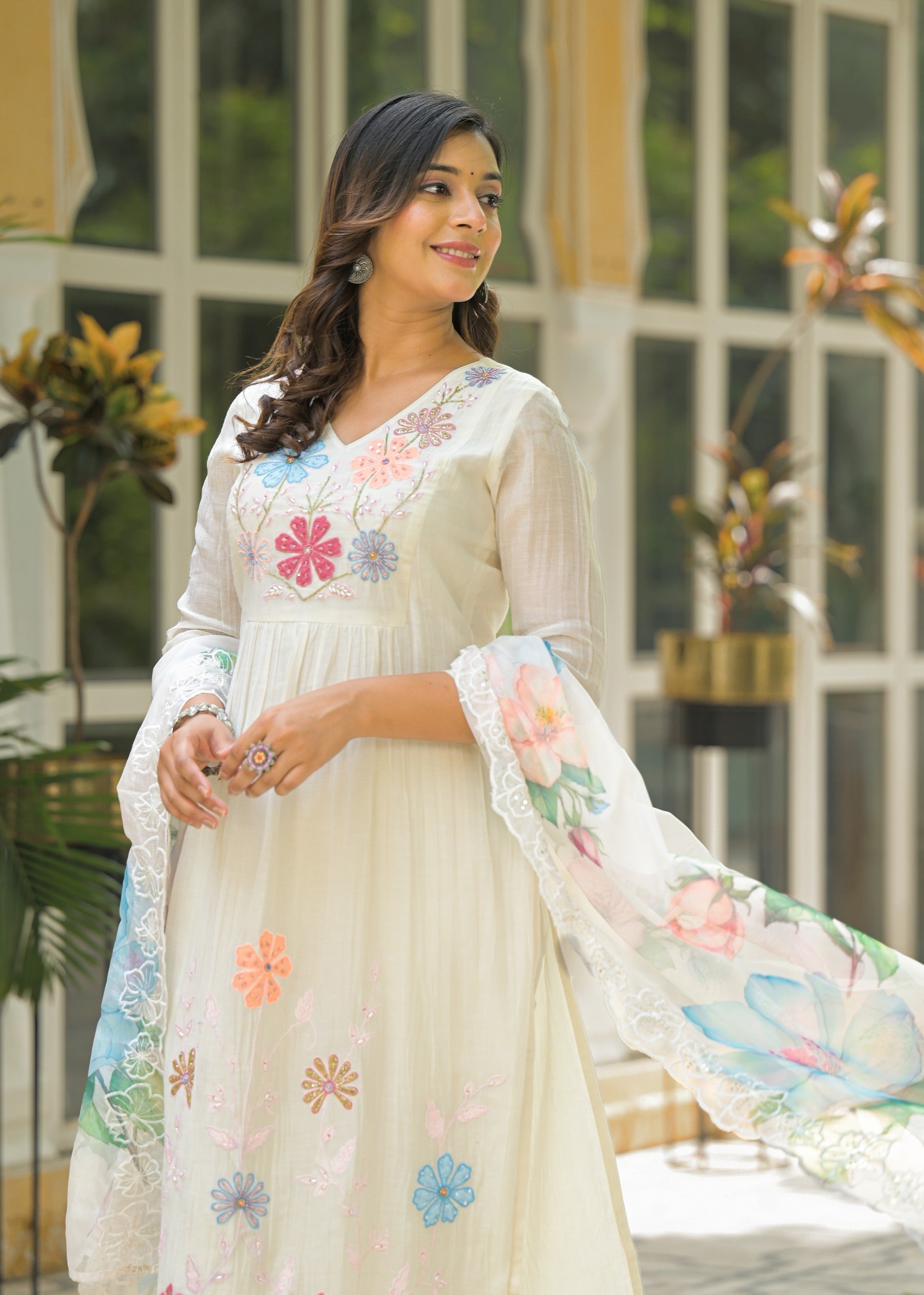 Classy Mul Chanderi Suit