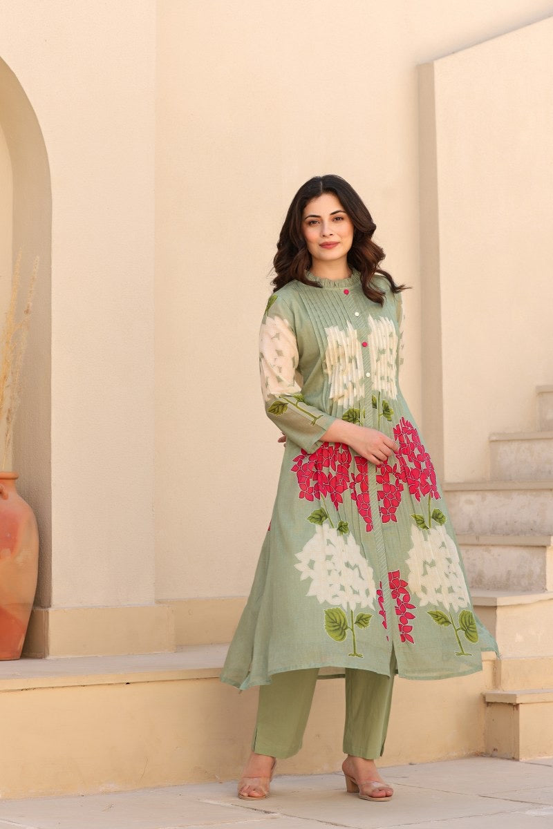 Mul Cotton Pure Fabric Suit