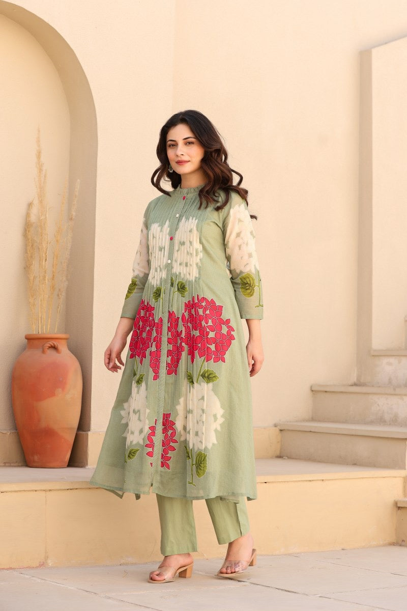 Mul Cotton Pure Fabric Suit