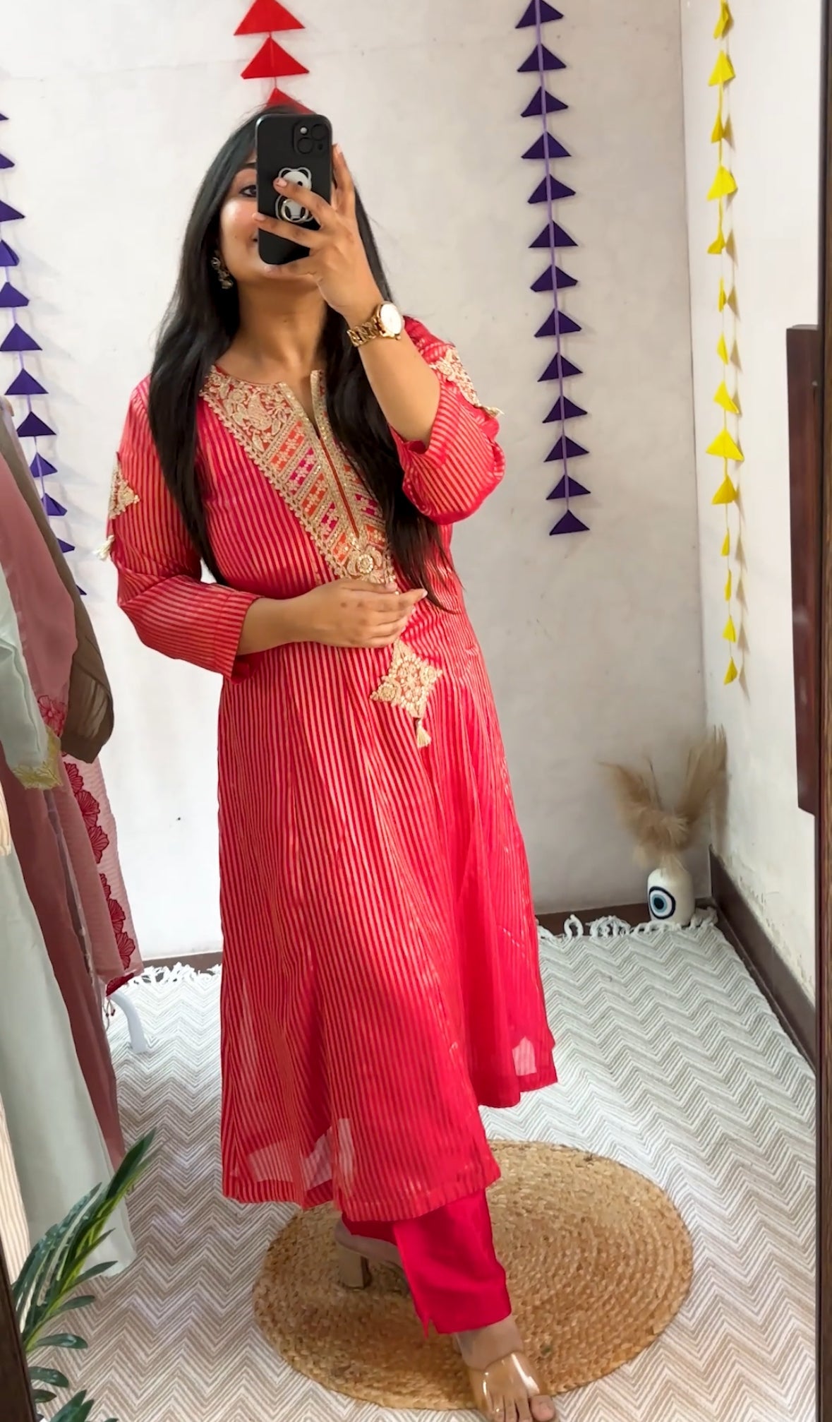 Shimmer Tissue lurex Graceful Elegance Suit