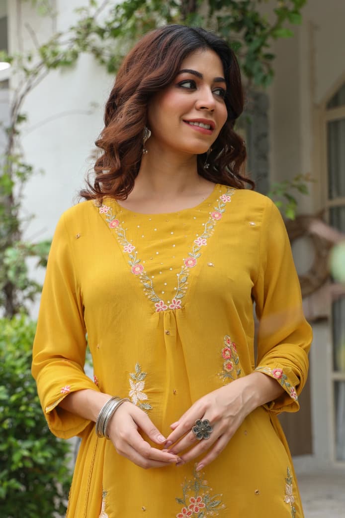 Classy Elegance in Mul Chanderi