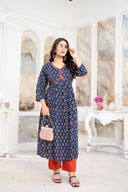 Motherwood Anarkali with Palazzo – Daily Wear