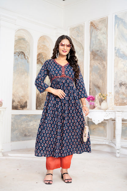 Motherwood Anarkali with Palazzo – Daily Wear