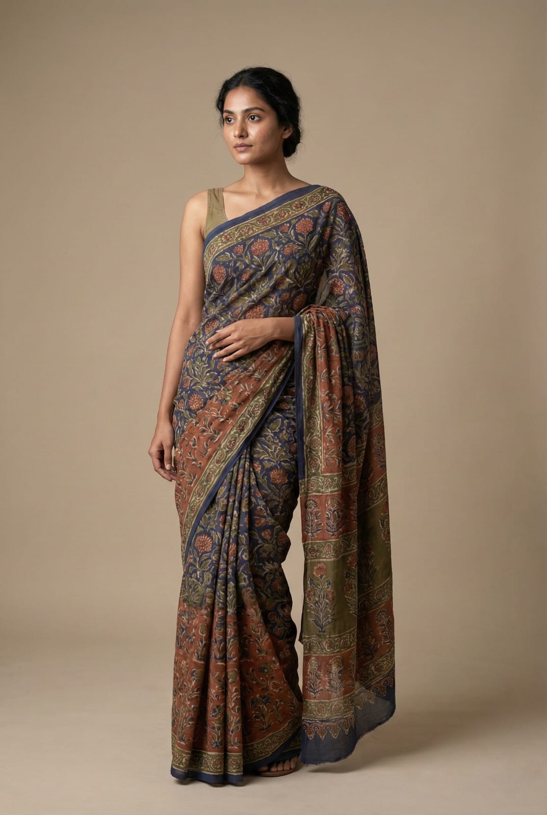 Pigment Print Sarees